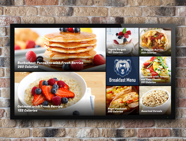 General purpose digital signage doesn't work for foodservice