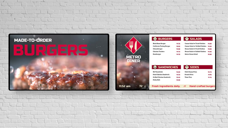 Top 4 Reasons Digital Signage Helps Your Foodservice Operation Thrive